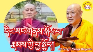 HE Sangye nyenpa Rinpoches teaching about pilgrimage rumtekkarmaekhenpo rinpoche karmapa news [upl. by Nell105]