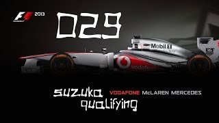 F1 2013  Lets Play Together  Saison 2  029 Round 15  Japan Qualifying HD [upl. by Schmitz]