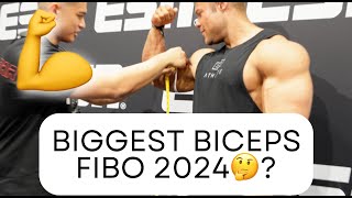 FIBO 2024  Wer hat den größten Armumfang💪 [upl. by Lamaj]