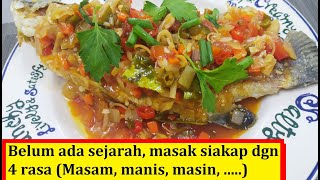 Resepi Ikan Siakap 4 Rasa Ala Thai Bukan Ikan Siakap 3 Rasa [upl. by Nosrej]