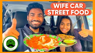 24 Hour Car Street Food with Wife  Veggie Paaji [upl. by Kain]