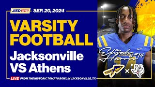 JHS Varsity Football  Jacksonville VS Athens 9202024 [upl. by Esille]