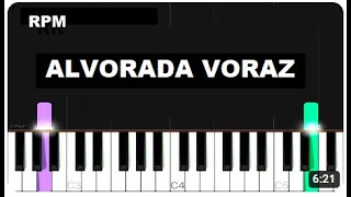 Alvorada Voraz  RPM  Teclado Iniciante [upl. by Geer]