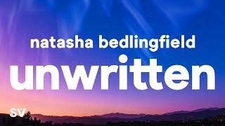 Natasha Bedingfield  Unwritten Lyrics [upl. by Natal]