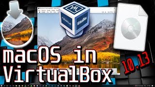 MacOS High Sierra in VirtualBox installieren StepbyStep Tutorial [upl. by Tersina]