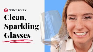 Pro Tip for Clean Sparkly Glassware  Wine Folly [upl. by Ydarb]