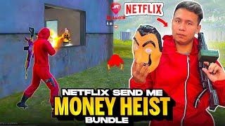 Netflix Sent Me Red Criminal Money Heist Bundle 😲 Unbelievable Gameplay Against Ultra Pro Squad [upl. by Vitia]