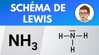 Schéma LEWIS ✏️ NH3  ammoniac  PhysiqueChimie [upl. by Kimura573]