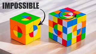 THIS CIRCLE MAKES PUZZLES HARDER  Impossible 2x2  4x4 cube [upl. by Erreit880]