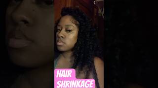 Hair shrinkage hairshrinkage bighair curlyhairroutine [upl. by Dita966]