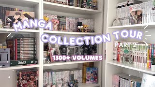 manga collection tour 2024 🌼  1300 volumes PART 2 [upl. by Stig335]