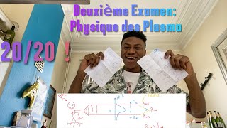 Deuxième jour dexamen Physique des Plasma  quotJai réalisé limpossible [upl. by Gnagflow22]