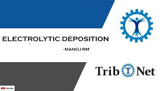 Electrolytic deposition [upl. by Eenattirb]