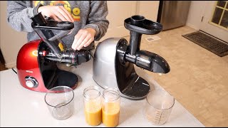 SiFENE Slow Masticating Juicer Review  Fruit amp Vegetable Extractor with Dual Mouth [upl. by Phyllida]