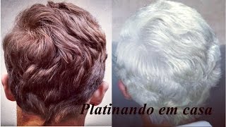 PLATINANDO O CABELO EM CASA  PASSO A PASSO [upl. by Tesler]