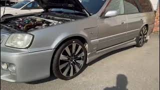 1997 Nissan Stagea RSFour V running video [upl. by Bj835]