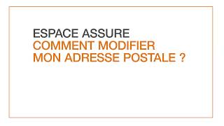 Comment modifier son adresse postale en ligne  Vidéo tuto  Espace Assuré VIVINTER [upl. by Puna]