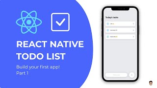 👉 Build your first React Native app  Todo List Tutorial Part 1 [upl. by Sinnaoi]