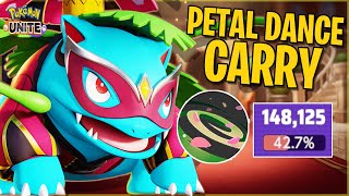 PETAL DANCE VENUSAUR Is Still One Of The BEST CARRY Builds  Pokemon Unite [upl. by Elokyn]