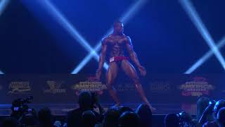 Simeon Panda Routine at Musclemania America 2013 [upl. by Odrawde125]