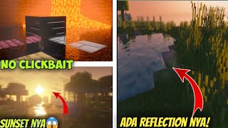 KEREN  SHADERS MCPE 117 INI MEMILIKI REFLECTION NYA REWANSTON SHADER [upl. by Annaor303]