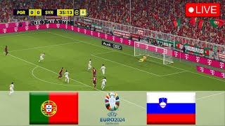 🔴Portugal versus Eslovénia em DIRETO  Euro 2024  Jogo ao vivo hoje [upl. by Kehsihba557]