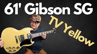 Gibson SG Standard 61 Custom Color TV Yellow Review [upl. by Aika]