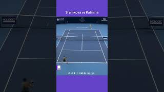 2024 China Open R1 Sramkova vs Kalinina 64 60 wta sports wtatour [upl. by Ghassan]