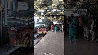 Allama Iqbal express Arriving at Lahore junction Railway station train railway railways [upl. by Mcmath]