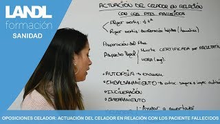 Oposiciones celadores Esquema tema actuación del celador en relación con los pacientes fallecidos [upl. by Raphaela296]