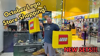 October Lego Store Shopping Haul We Got New Sets [upl. by Filberto]