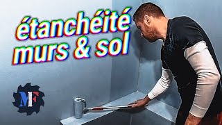 Je fais lETANCHEITE de la DOUCHE et BAIGNOIRE  Chantier Rénovation Suite Parentale Ep 10 [upl. by Tallbott258]