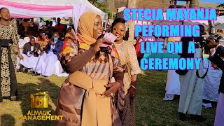 STECIA MAYANJA PERFORMING LIVE AT A CEREMONY [upl. by Hareehat240]