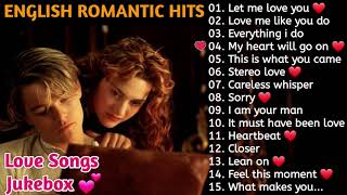 💕 ROMANTIC ENGLISH SONGS JUKEBOX  EVERGREEN SONGS🎵 [upl. by Hayashi]