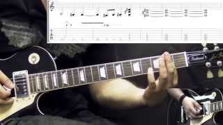 Audioslave  Like A Stone Guitar Cover Play Along Tabs In Video [upl. by Chor]