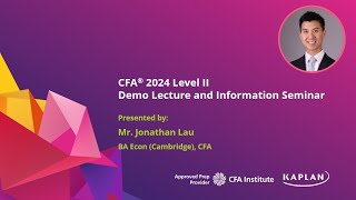 CFA May 2024 Level II  Alternative Investments  Jonathan Lau  BA Econ CFA [upl. by Naashom]