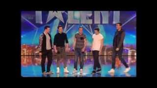 BRITAINS GOT TALENT 2014 AUDITIONS  COLLABRO [upl. by Geffner]