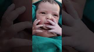 Glossy lip of new princess viralvideo littleprince newbornbaby mylittleprince [upl. by Atal]