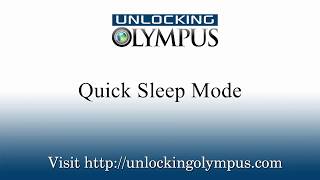 EM1 mkII Quick Sleep Mode setup [upl. by Kape]