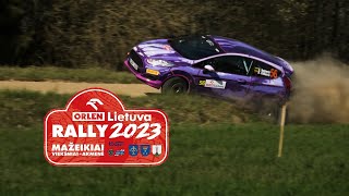 ORLEN Lietuva Rally 2023 ActionsMistakes [upl. by Jonis496]