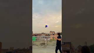 Basant scene patang kiteflying outdooractivity ytshorts travel patangflying outdoorsport [upl. by Sema]