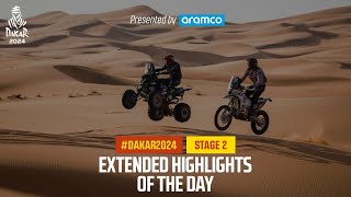 Extended highlights of Stage 2 presented by Aramco  Dakar2024 [upl. by Albert239]