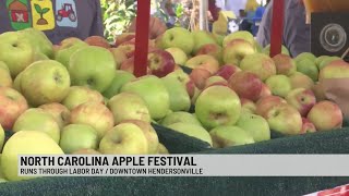 Hendersonville hosts apple festival [upl. by Euqilegna]