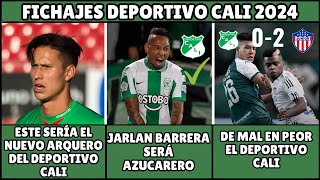 JARLAN BARRERA AL DEPORTIVO CALI ✅  SUPENSIÓN EN 2024 ❌  CALI 0  2 JUNIOR  ligabetplay [upl. by Naivad]