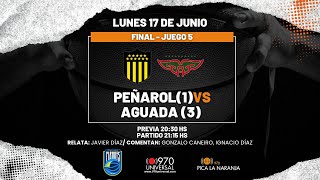 PEÑAROL vs AGUADA  BASKETBALL  970 UNIVERSAL  EN VIVO [upl. by Mikal]