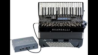 Scandalli Air MIDI Accordion Musictech Digibeat  Built in Sounds amp Rhythms Electronic Bass Sounds [upl. by Lorena]