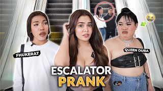 ESCALATOR PRANK GONE WRONG  IVANA ALAWI [upl. by Ahseital]