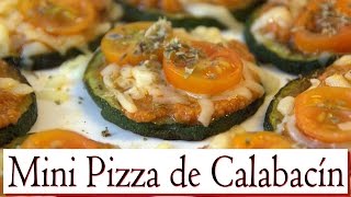 Mini Pizza de Calabacín Las Recetas del Hortelano [upl. by Ahseket594]