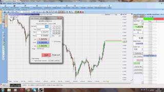 Forex live scalping three trades on the EURUSD [upl. by Attiuqaj]