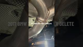 2017 BMW 340i  MUFFLER DELETE2017 bmw 340i mufflerdelete muffler delete loud ecam [upl. by Naziaf]